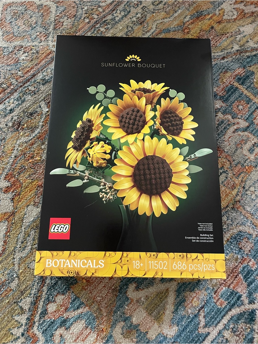 Lego Yellow Sunflower Bouquet Display Set